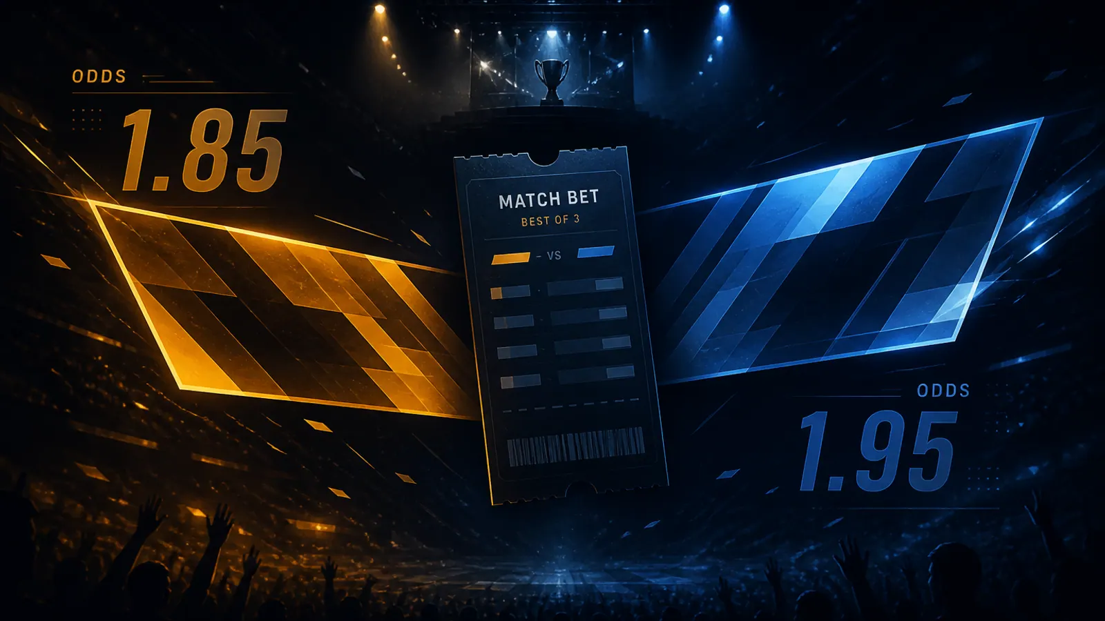 Editorial esports match betting illustration